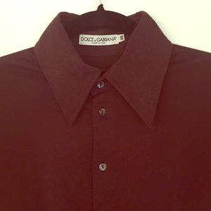 HP🎉 Dolce & Gabbana soft button down short sleeve